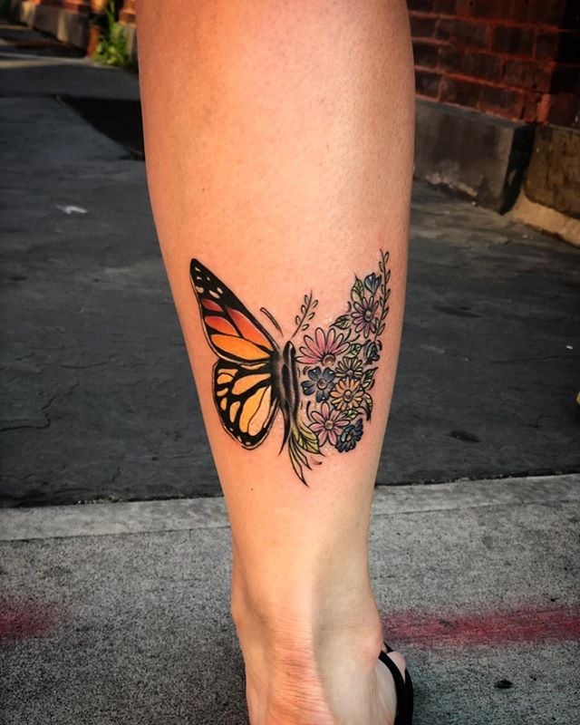 Mytattooland Com Calf Tattoo Ideas