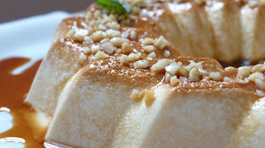 Tarta de quesitos con cuajada