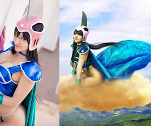 Hizo el cosplay perfecto de Chi-Chi (Milk) y además ¡encendió las redes con su belleza!