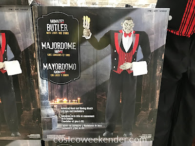 Costco 1456688 - Turn your home into a haunted mansion with the Animated Butler with Lights and Sound