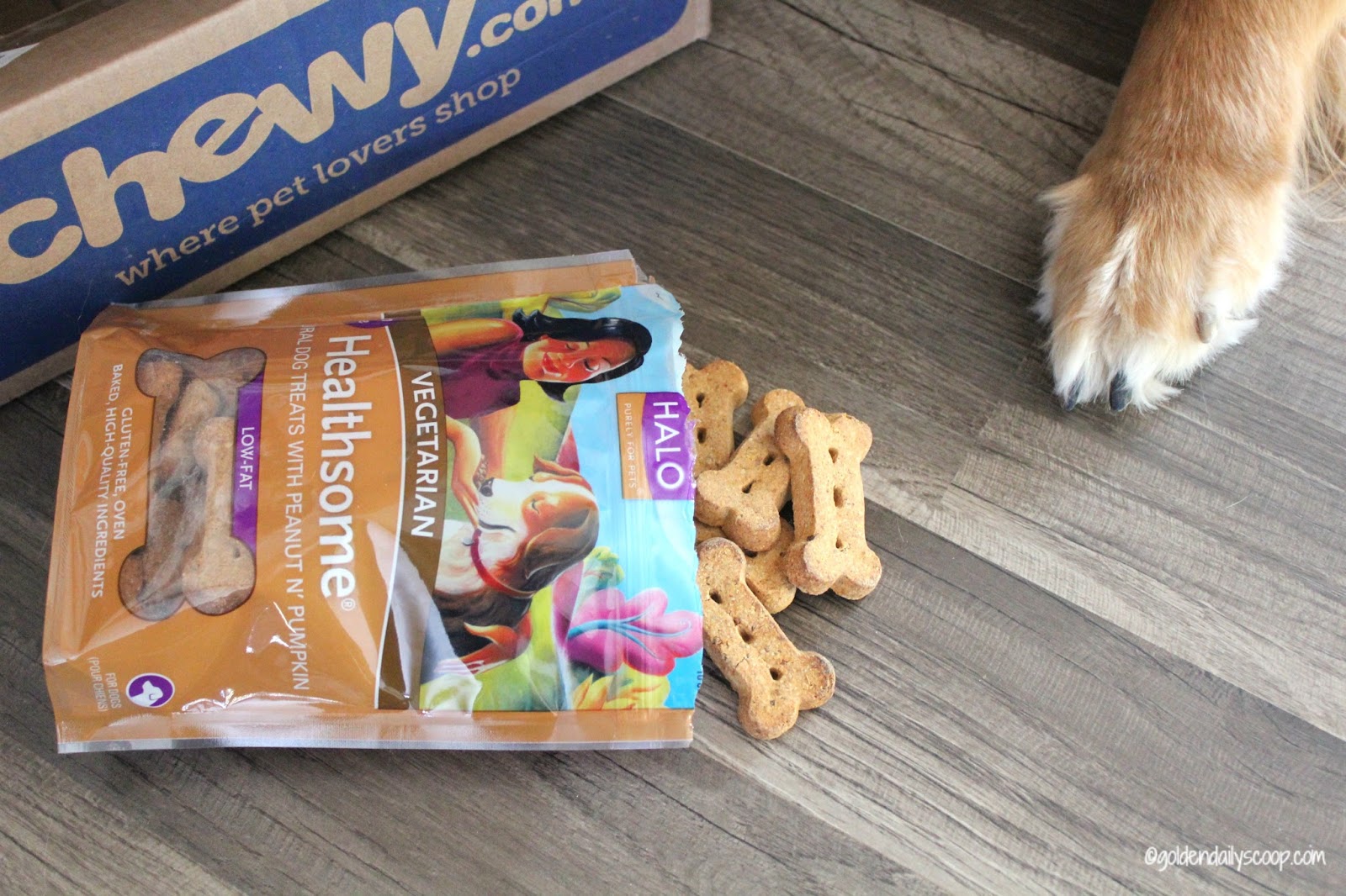 Halo Healthsome Vegetarian Dog Biscuits ChewyInfluencer sponsored