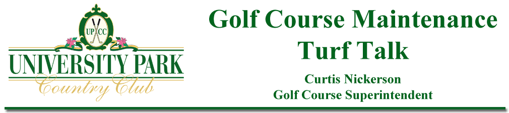 University Park Country Club Golf Maintenance Department