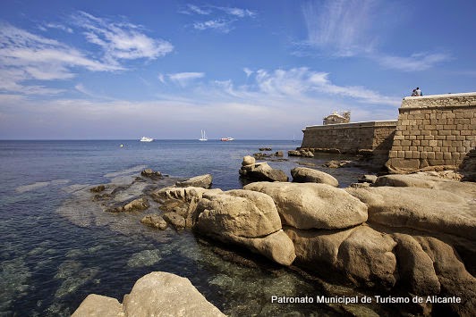 Murallas de Tabarca desde el Mar (Tabarca, Alicante)