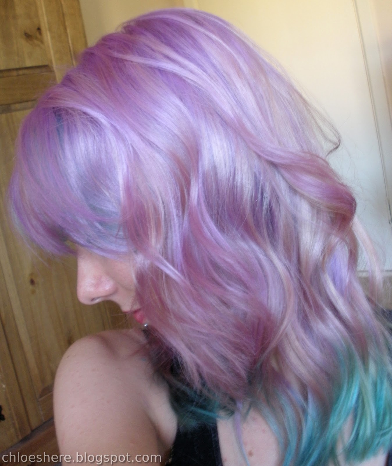 My Mermaid Hair Lilac And Pastel Turquoise Ombre Chloes Here