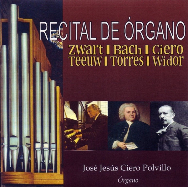 CD: Recital de órgano. Sello: Ad Libitum Studio. Conservatorio Profesional de Música de Huelva.