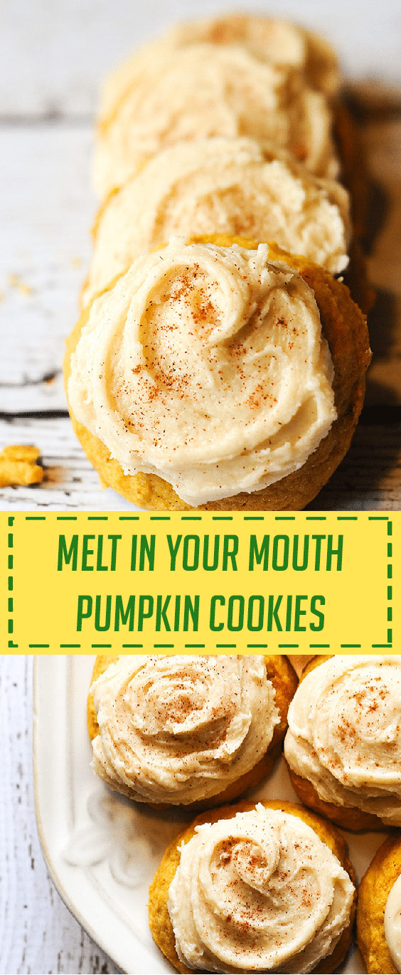 Melt-in-Your-Mouth Pumpkin Cookies Melt-in-Your-Mouth Pumpkin Cookies
