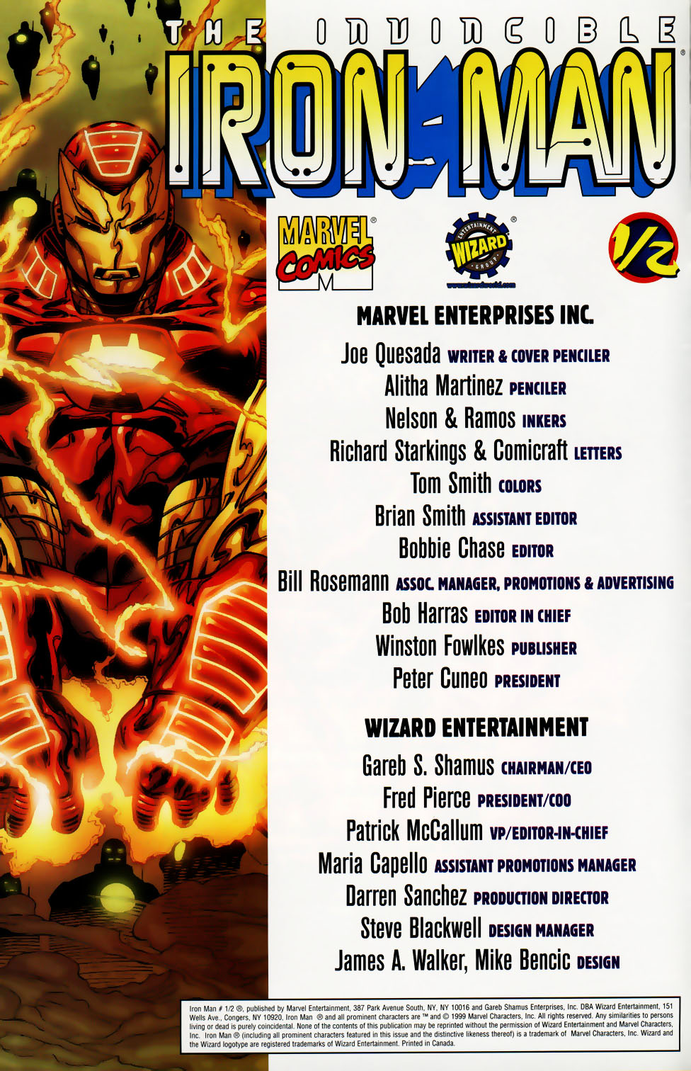 Read online Iron Man (1998) comic -  Issue #1/2 - 2