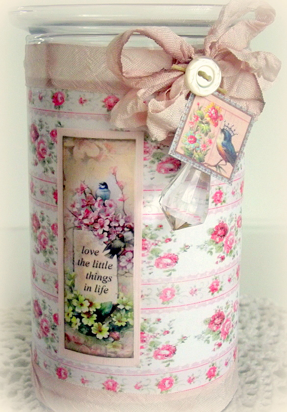Creating from the Heart ♥ Decoupage on Glass ♥ {Crafty Secrets Style!}