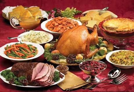 thanksgiving dinner menu