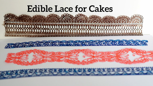 Edible Lace - Edible Lace for Cake - Easy Edible Sugar Lace