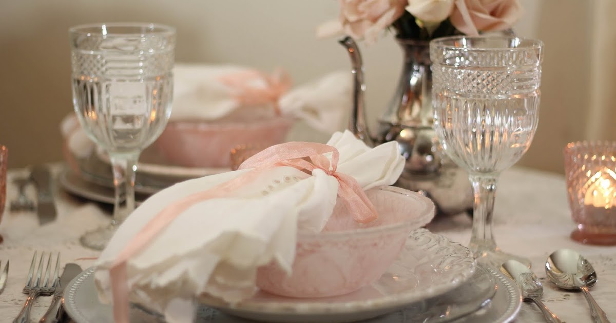 Shabby Sweet Cottage: Dollar Store Romantic Valentine Place Settings