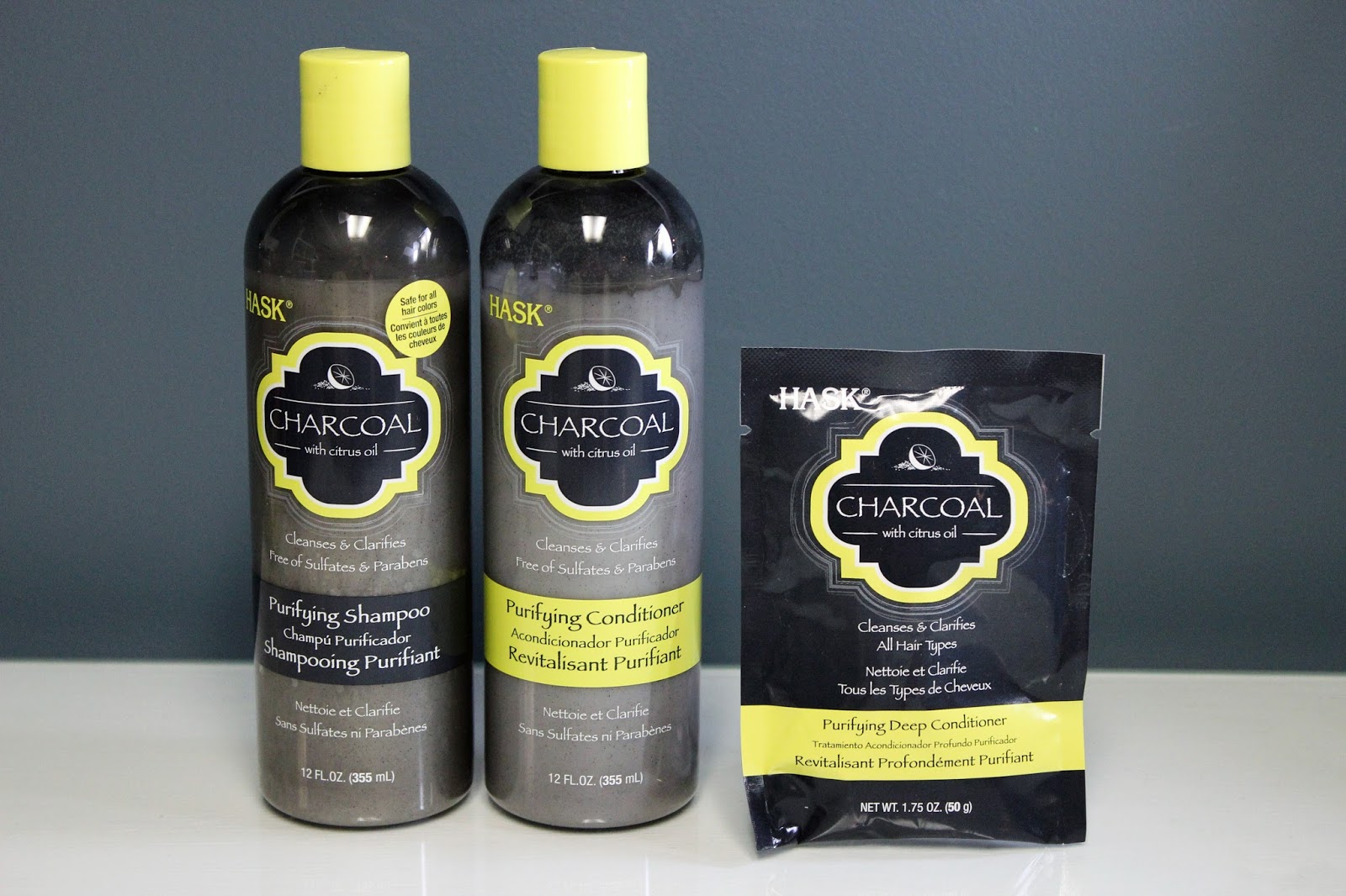 Glazed Over Beauty HASK Charcoal Purifying Hair Care Collection