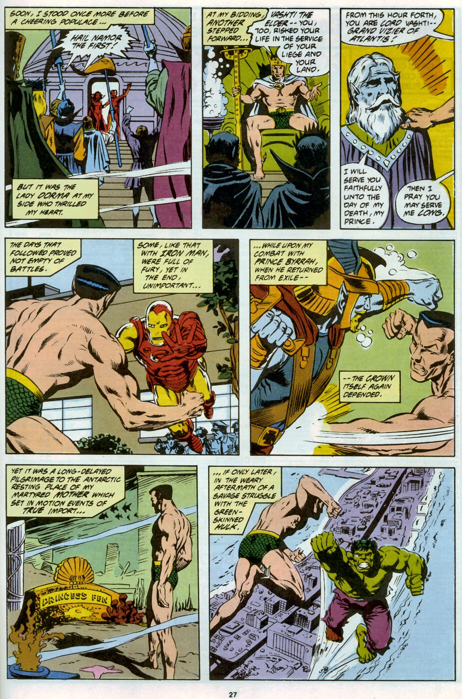 Read online Saga of the Sub-Mariner comic -  Issue #9 - 21