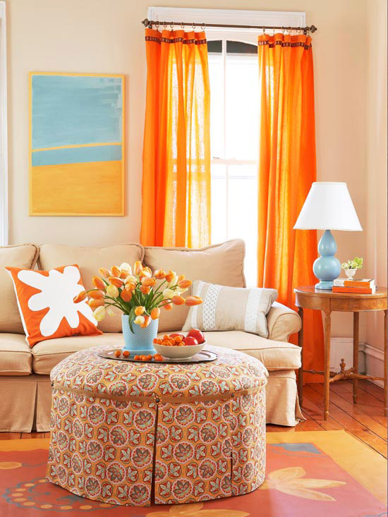 Salas Naranja Y Turquesa Colores En Casa salas-naranja-y-turquesa-colores-en-casa