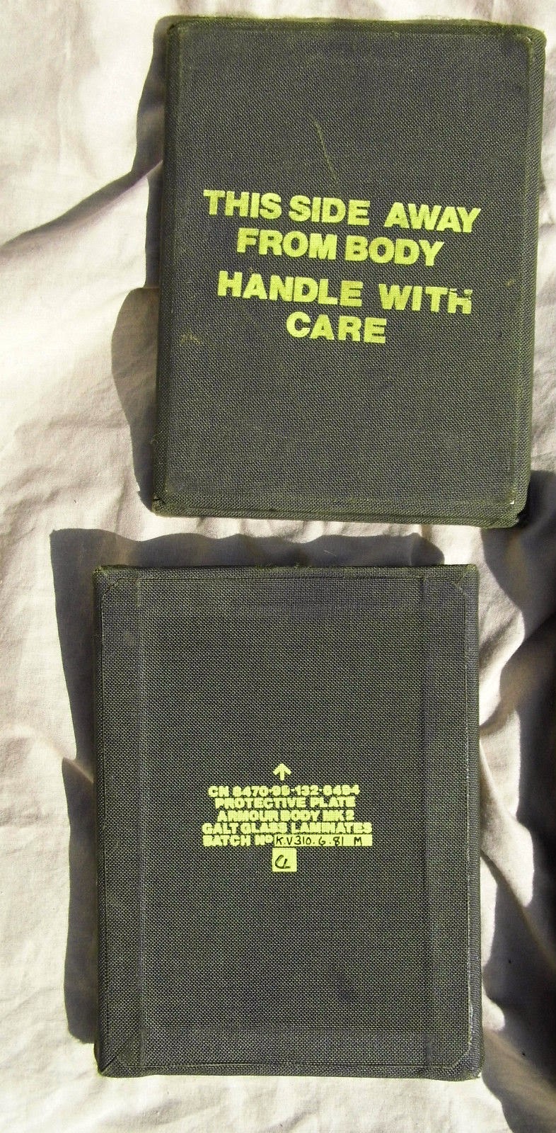 bingbabel British Army Improved Northern Ireland Body Armour & Early Plates INIBA