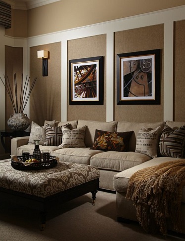 Ideas para la decoración de salas con fotos Como decorar una sala con muebles de color beige para lograr