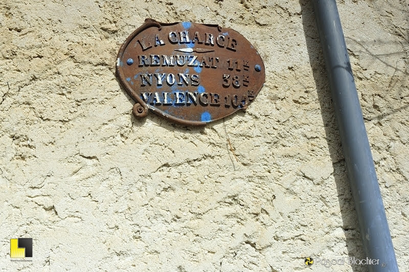 la charce ancien panneau photo Pascal Blachier