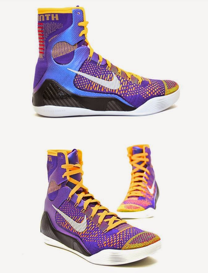 THE SNEAKER ADDICT: Nike Kobe 9 Elite “Team Aka Lakers” Sneaker ...