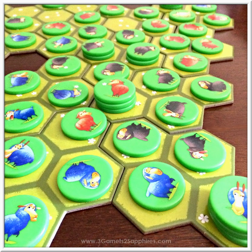 Battle Sheep strategy game by Blue Orange Games | www.3Garnets2Sapphires.com