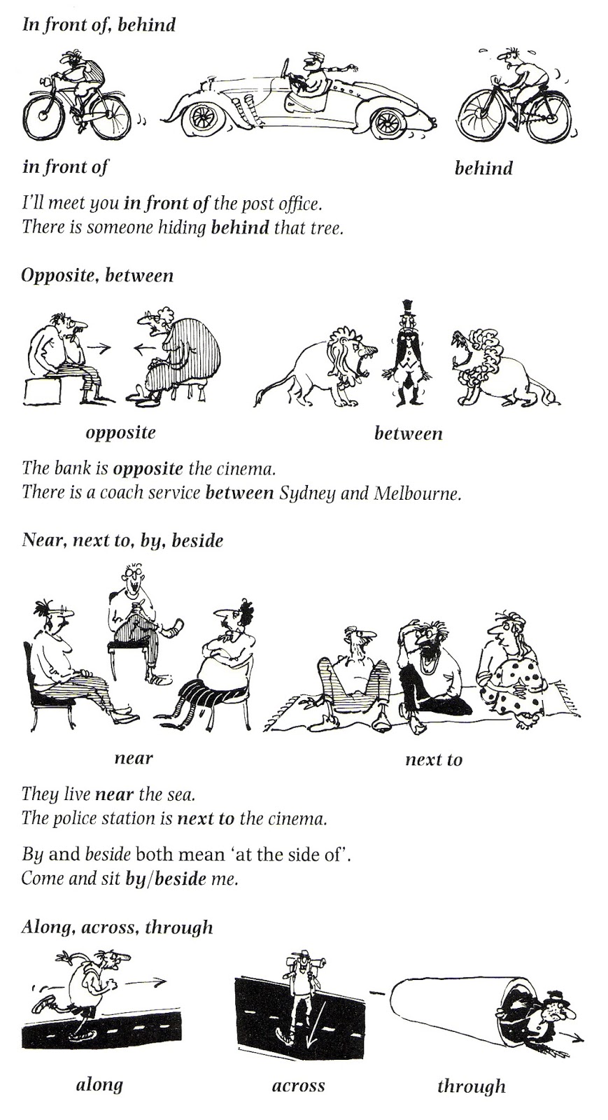 My blog: Prepositions of movement