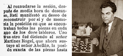Sobre las simultáneas de Ricardo Reti, El Liberal, 29 de mayo de 1927 (2)