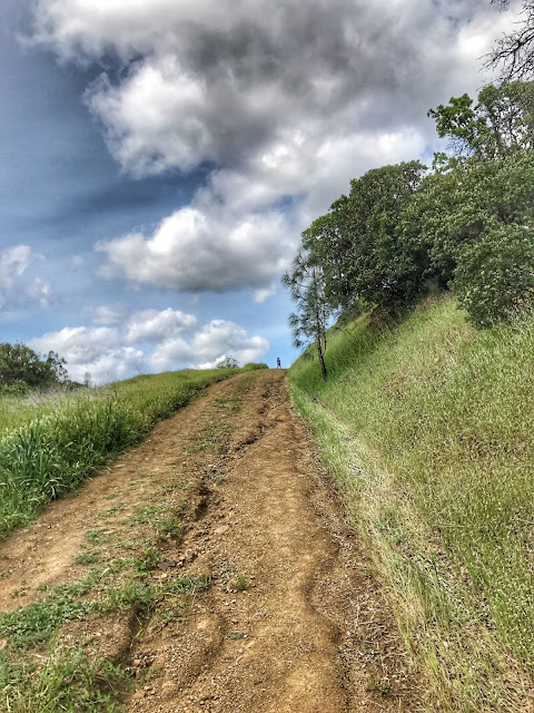 Lynch Canyon Trail Hike steep hill