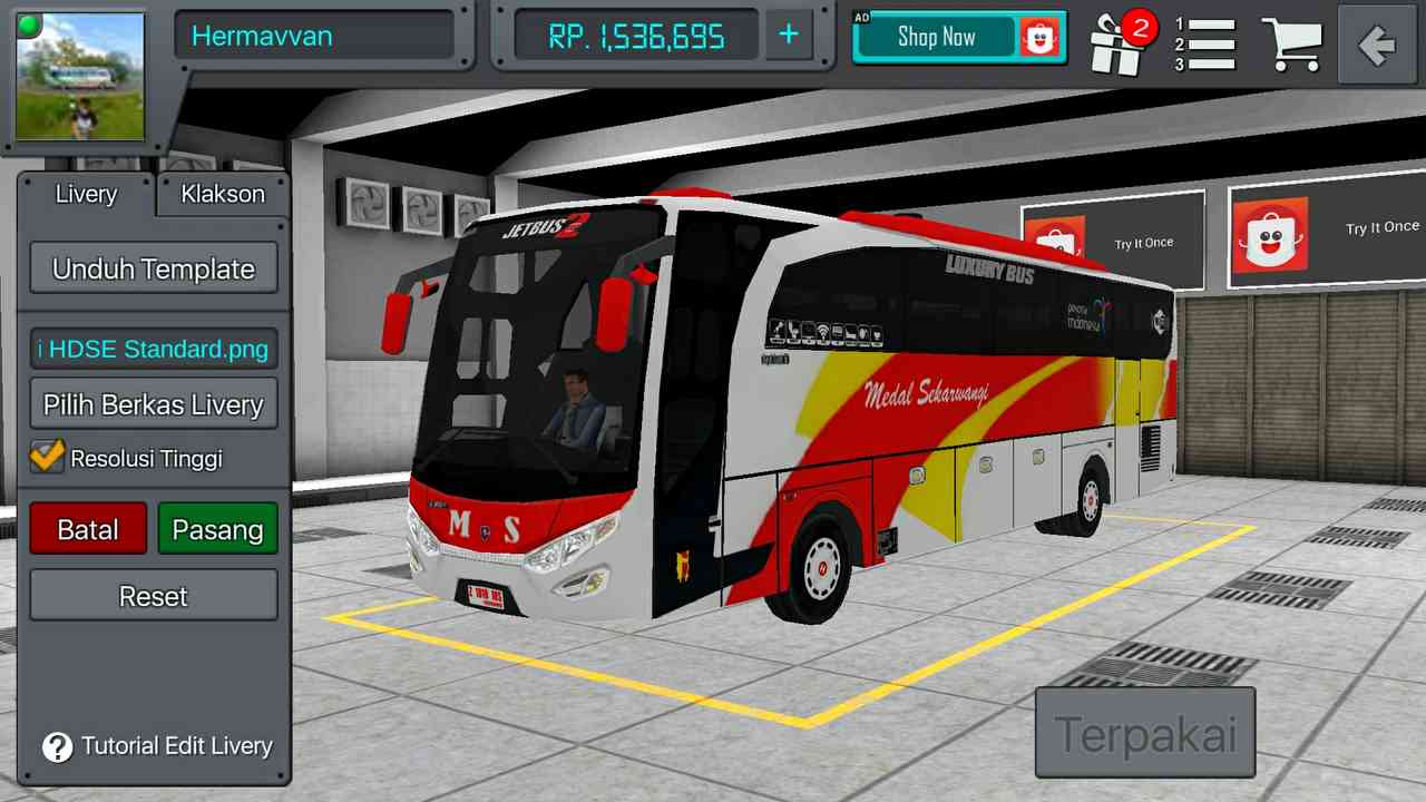 Livery Bus Simulator Kaca Depan Transparan Kumpulan Stiker Kaca