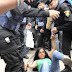 Policía capitalina disuelve manifestación contra la Ley de Telecomunicaciones