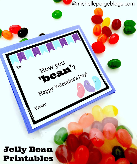 Jelly Bean Pun Printables @michellepaigeblogs.com
