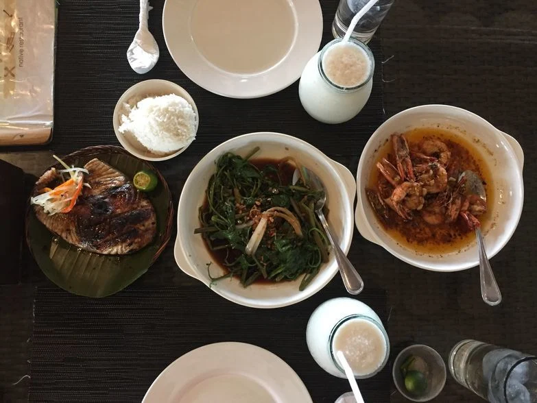 Seafood feast at Lantaw Seafood Restaurant