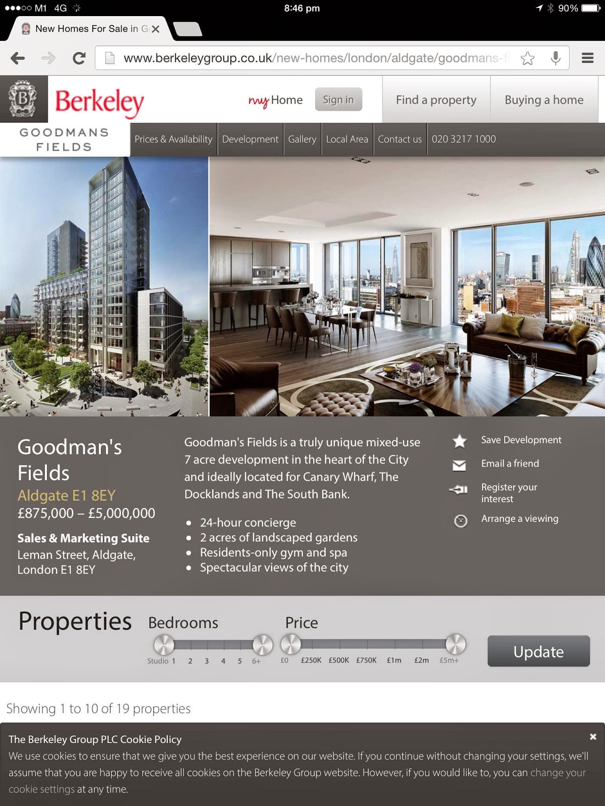 London Property for Overseas Investors Goodman Fields, Berkeley Homes