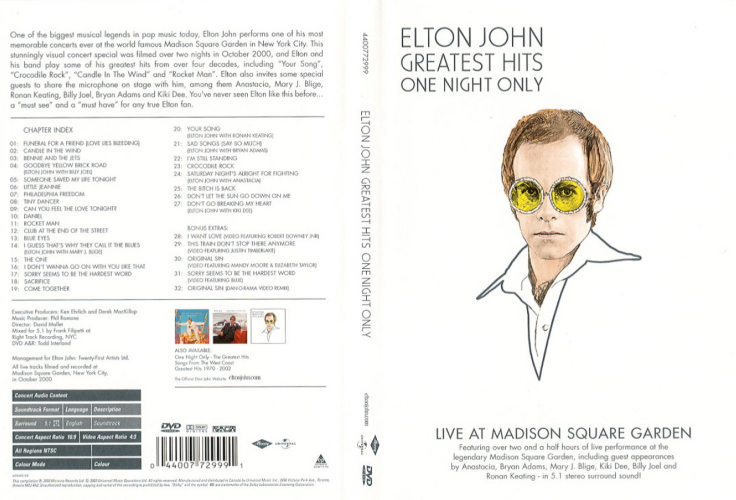 DVDMANIA ELTON JOHN / GREATEST HITS
