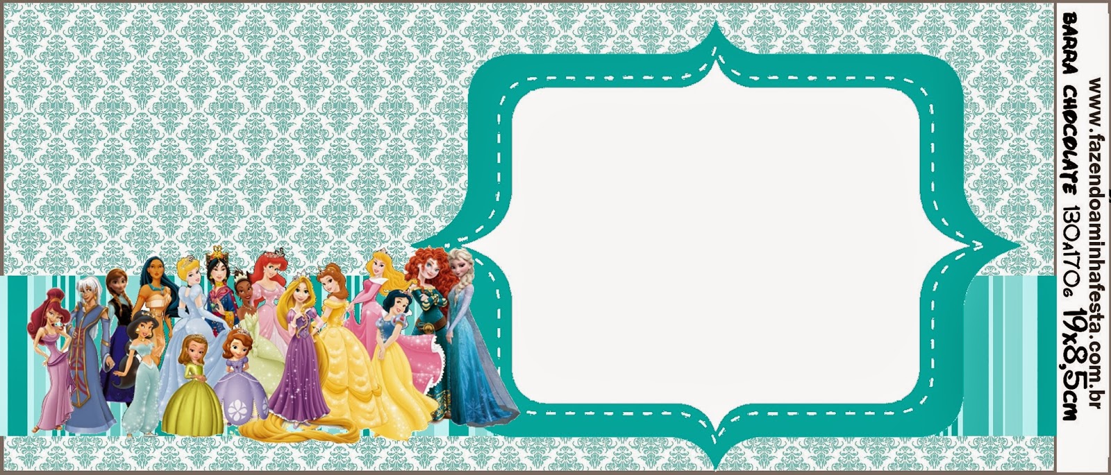 Princesas Disney: Etiquetas para Candy Bar para Imprimir Gratis. Etiquetas de Todas las Princesa Disney para imprimir gratis.