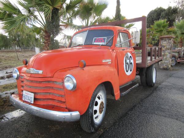 1951 Chevy 3800 Flatbed Truck - Old Truck