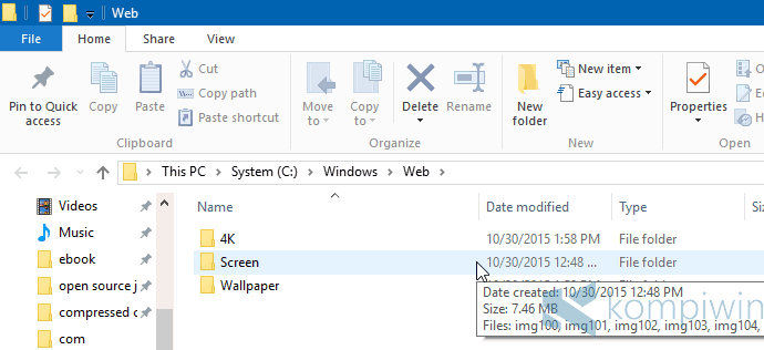 web folder windows 10
