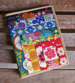 Folk Song Notebook Cover by Heidi Staples of Fabric Mutt