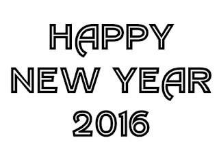 print happy new year 2016 page