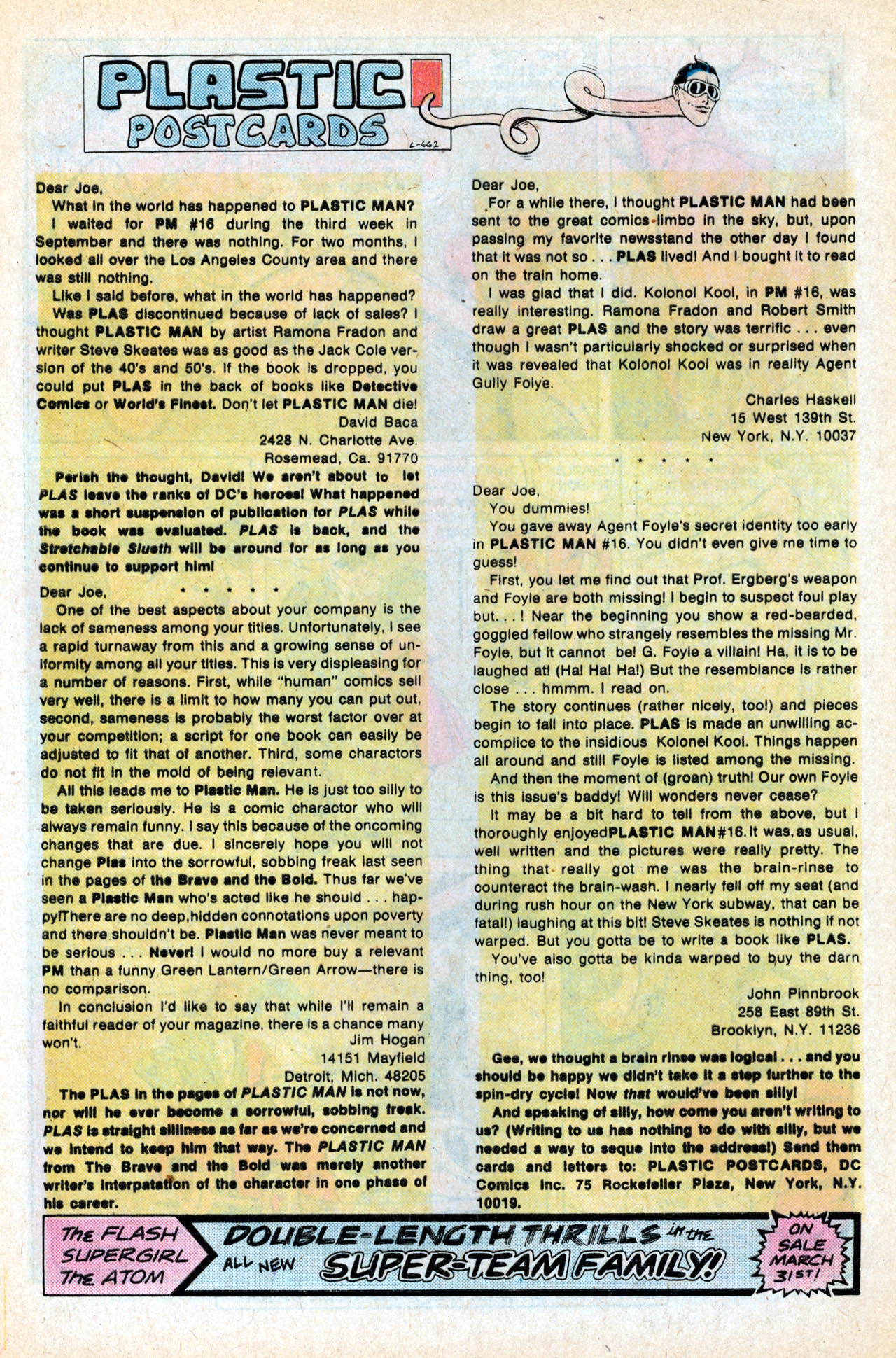 Read online Plastic Man (1976) comic -  Issue #18 - 32