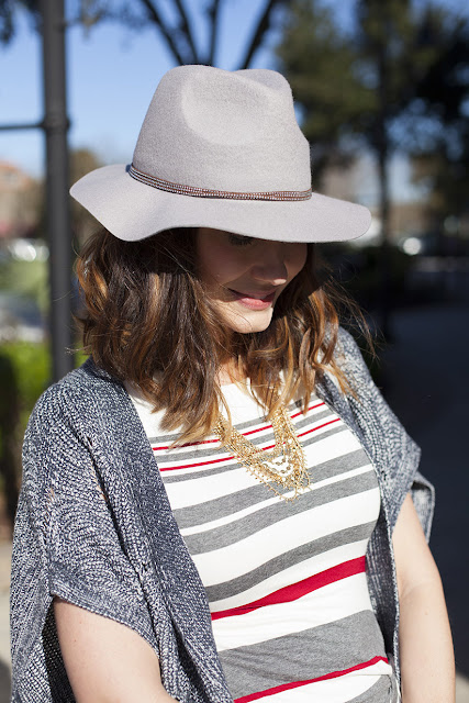 Amy West in outfit from Anthropologie