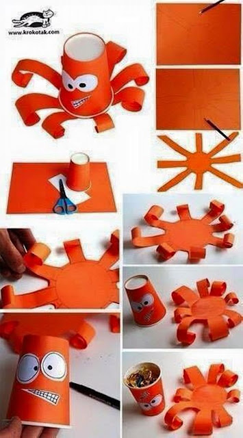 hand work with plastic cup