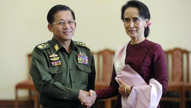 Jenderal Senior Min Aung Hlaing, Komandan Militer Myanmar Aung San Syu Ki Jenderal Senior Min Aung Hlaing, Komandan Militer Myanmar Aung San Syu Ki