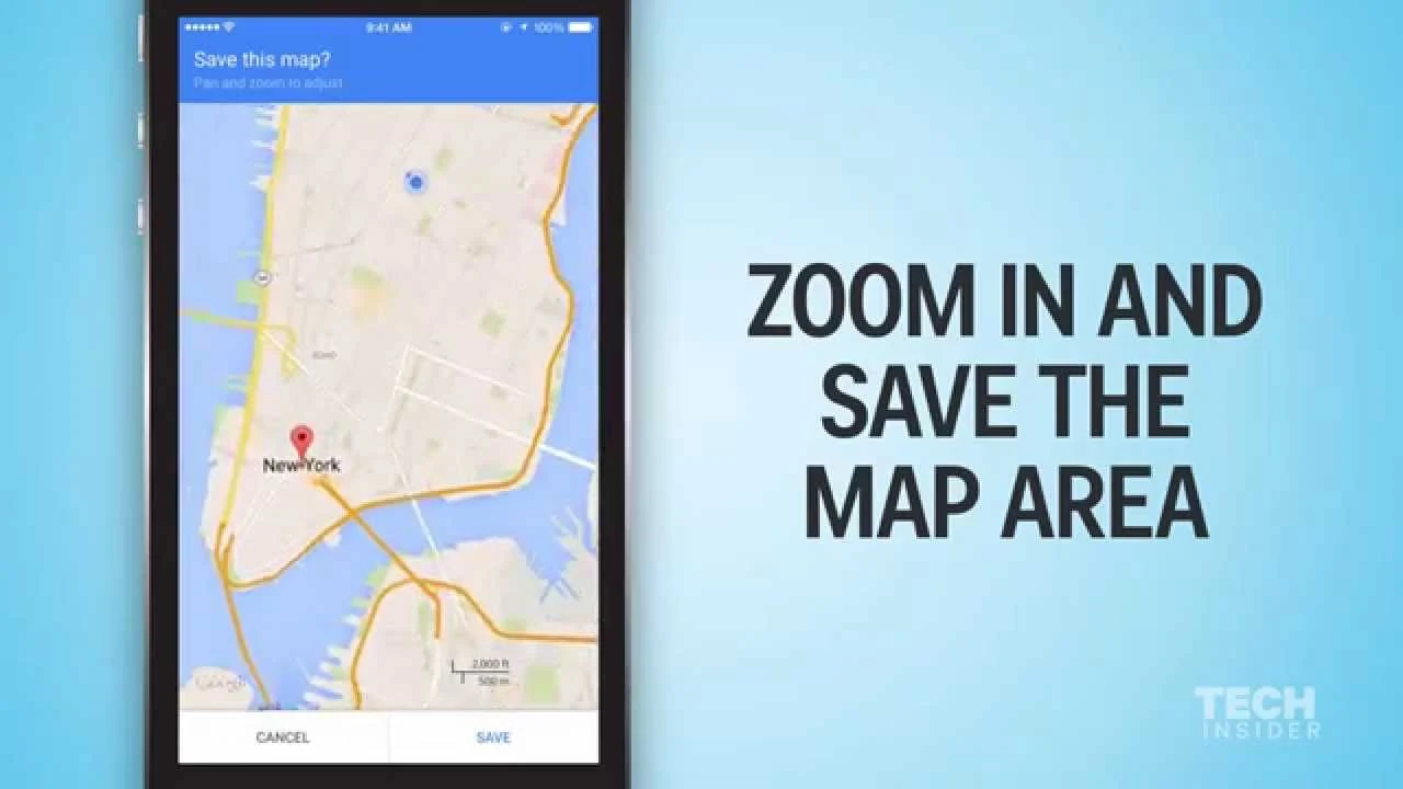 Using Google Maps offline [video]