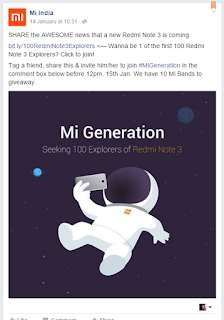 Redmi Note 3 Explorers