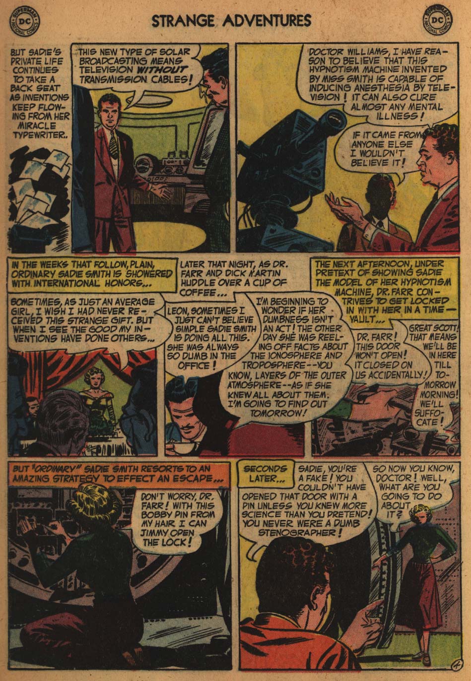 Read online Strange Adventures (1950) comic -  Issue #31 - 16