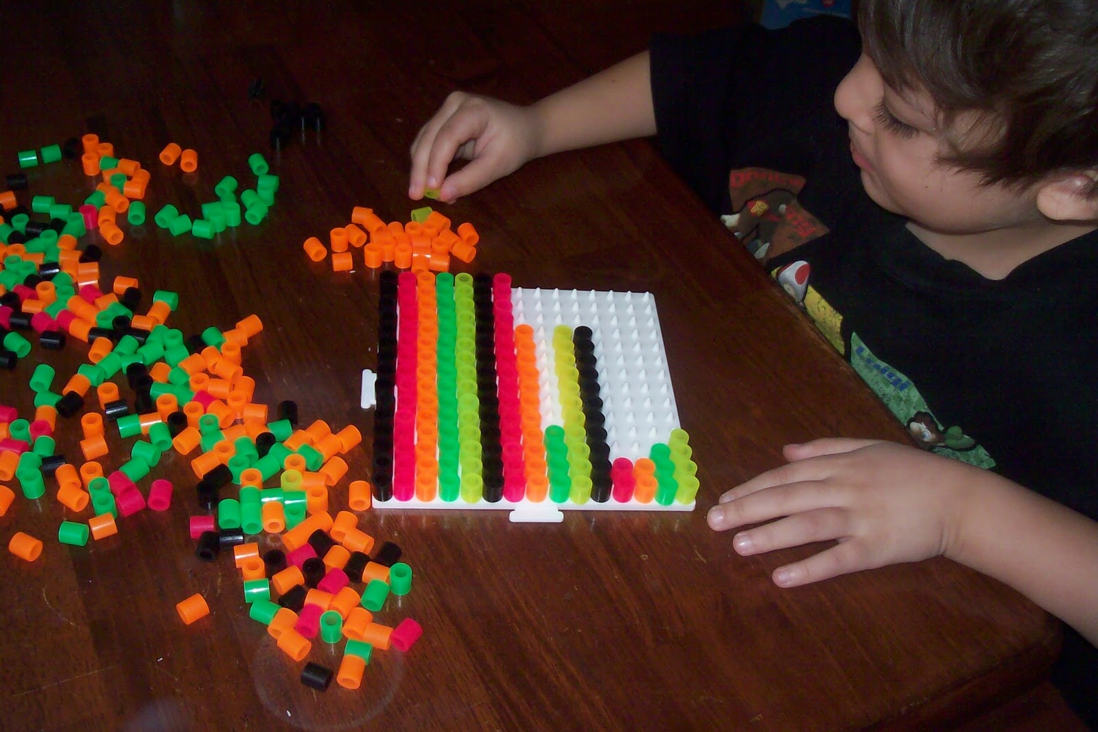 Candy cake and crafts perler bead crafts with lil man