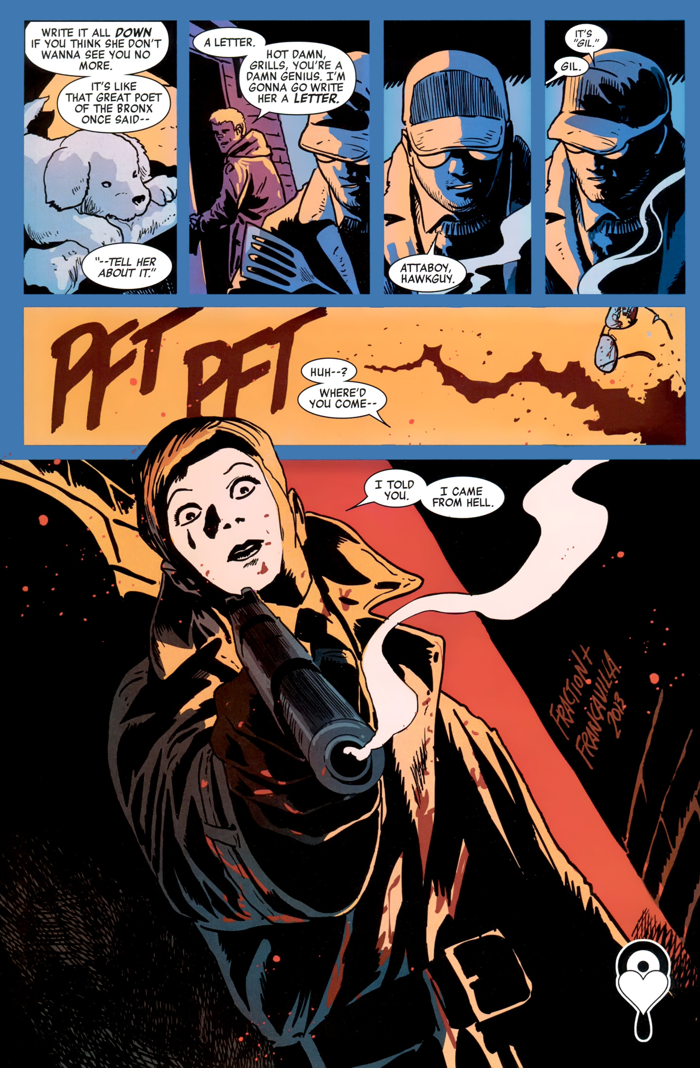Read online Hawkeye (2012) comic -  Issue #10 - 23