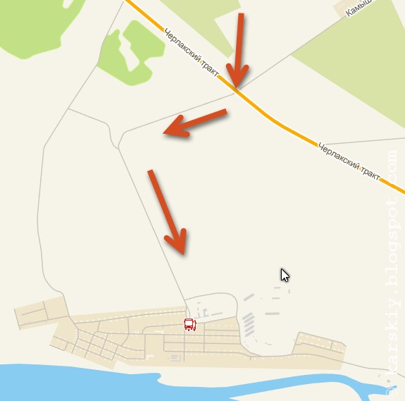 Поворот у стелы