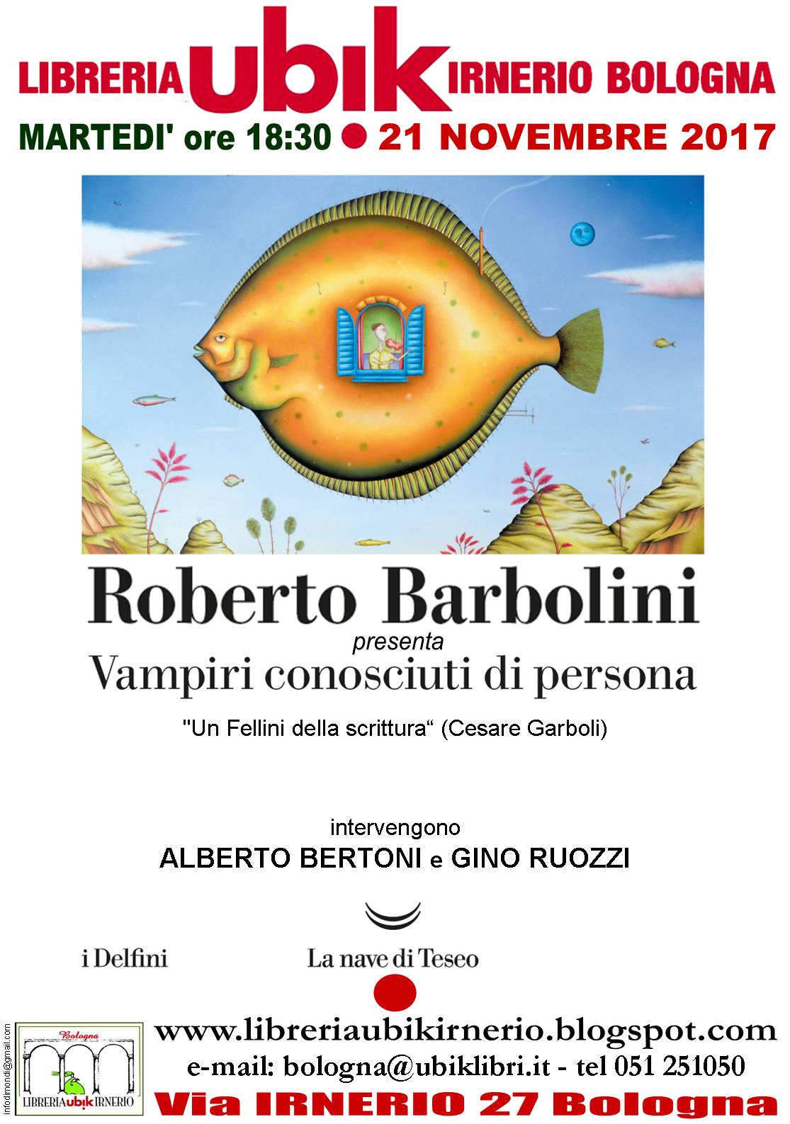 libreria irnerio bologna ROBERTO BARBOLINI presenta
