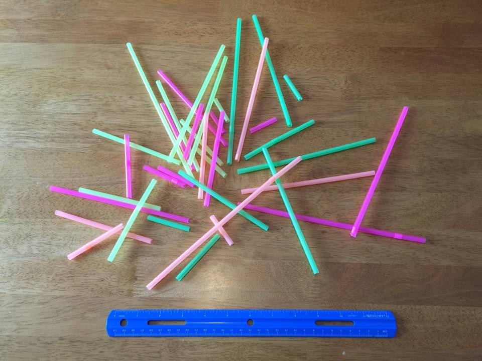Pick Up Sticks with Straws ~ How fun! ~ Anne Gardner's Educational Resources