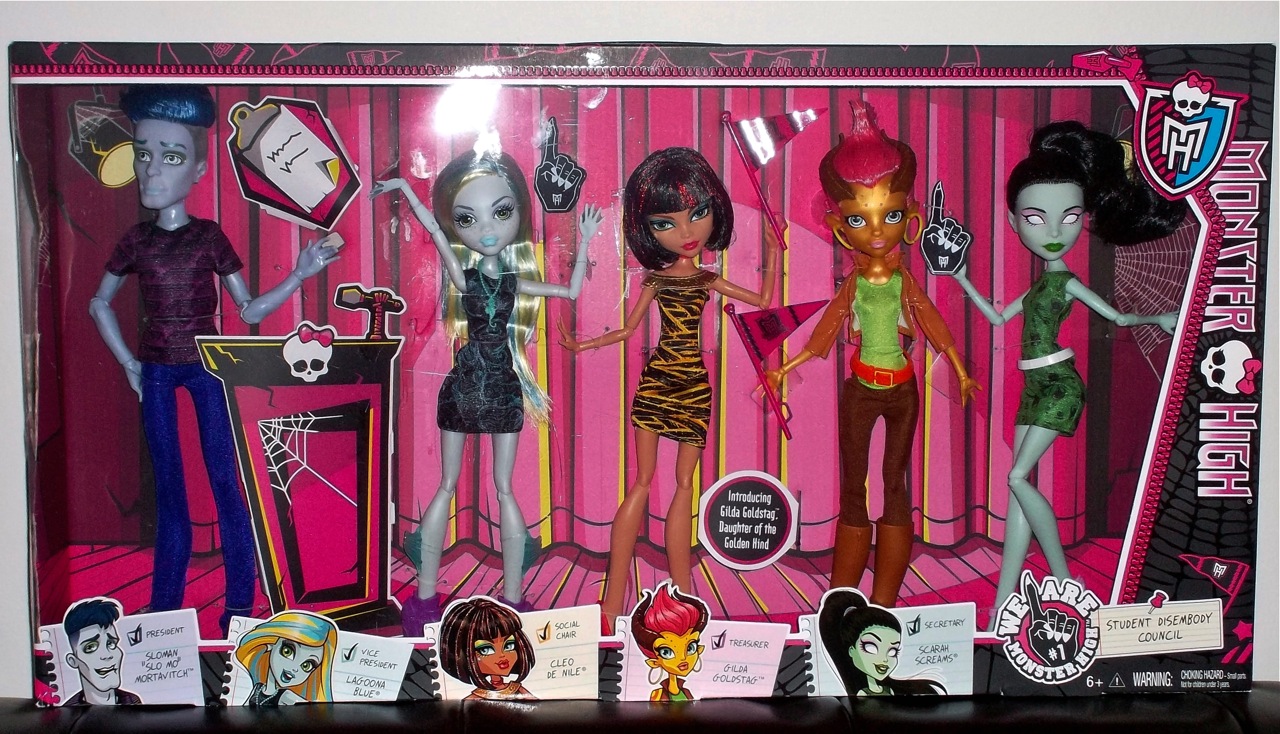 Doll Customs with love Monster High pięciopak recenzja.